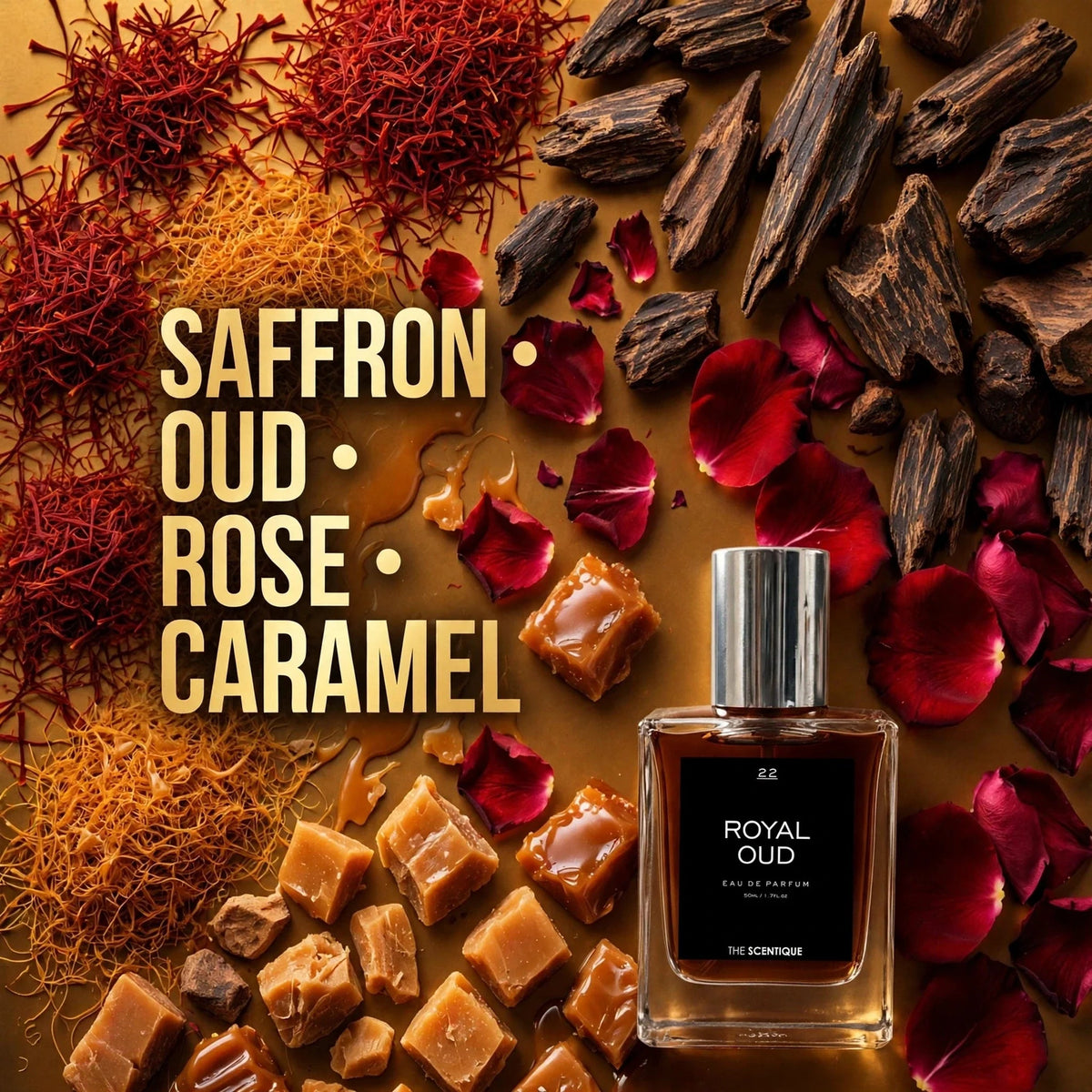 Royal OUD — Impression of Lattafa Oud Mood | Sweet Oriental Oud Perfume Pakistan - The Scentique