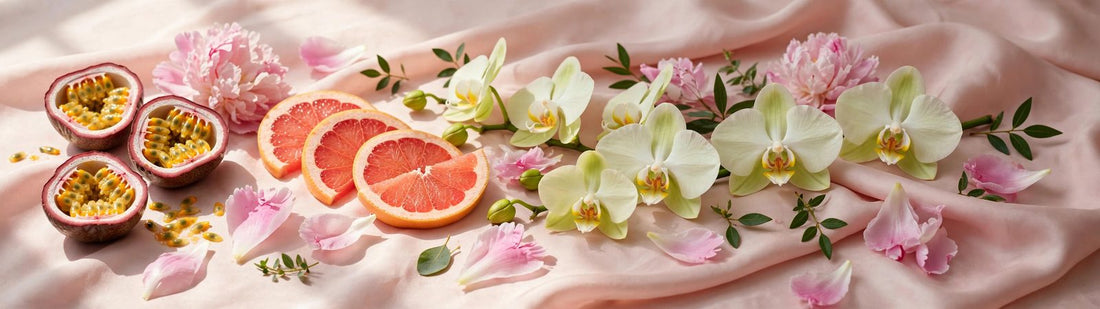 Victoria's Secret Bombshell notes — passionfruit, peony, vanilla orchid and grapefruit on blush silk