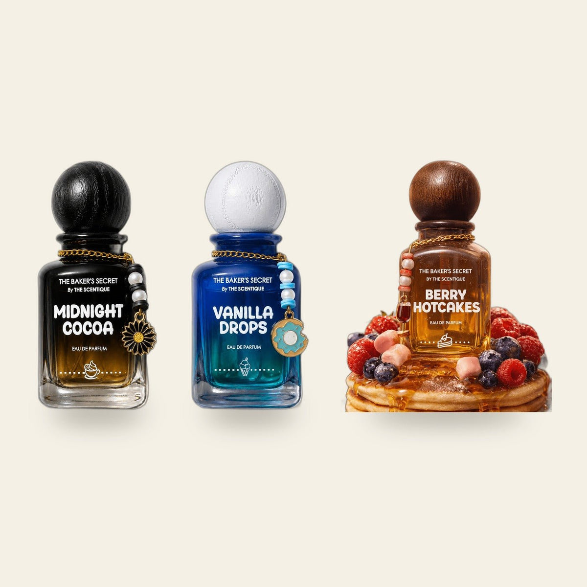 Baker’s Secret Café Treat Trio — Cocoa, Vanilla & Berry - The Scentique