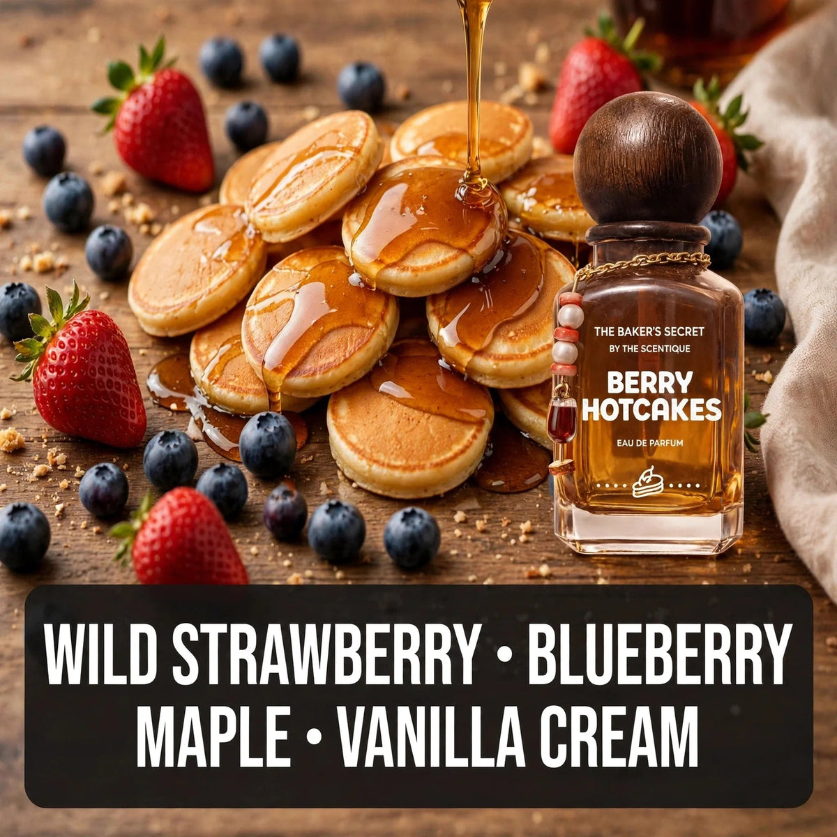 Berry Hotcakes — Sweet Berry Gourmand Perfume | Buy Online Pakistan | The Scentique - The Scentique