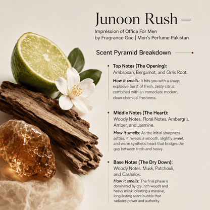 Junoon Rush — Impression of Office For Men by Fragrance One | Men's Perfume Pakistan - The Scentique