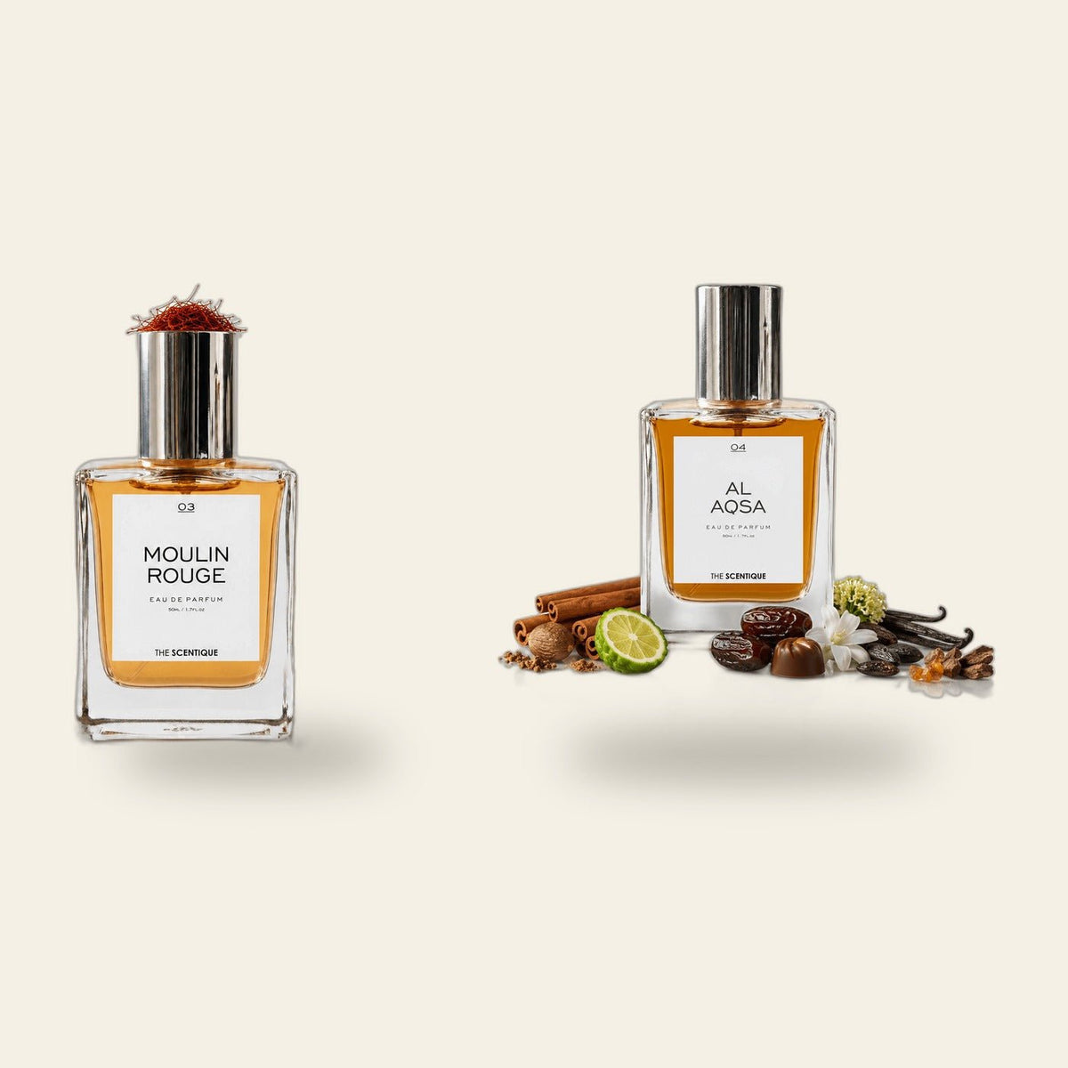 Signature Trio — Moulin Rouge + Al Aqsa + Eau So Leather - The Scentique