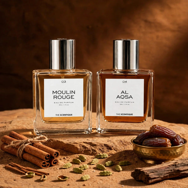 Signature Trio — Moulin Rouge + Al Aqsa + Eau So Leather - The Scentique