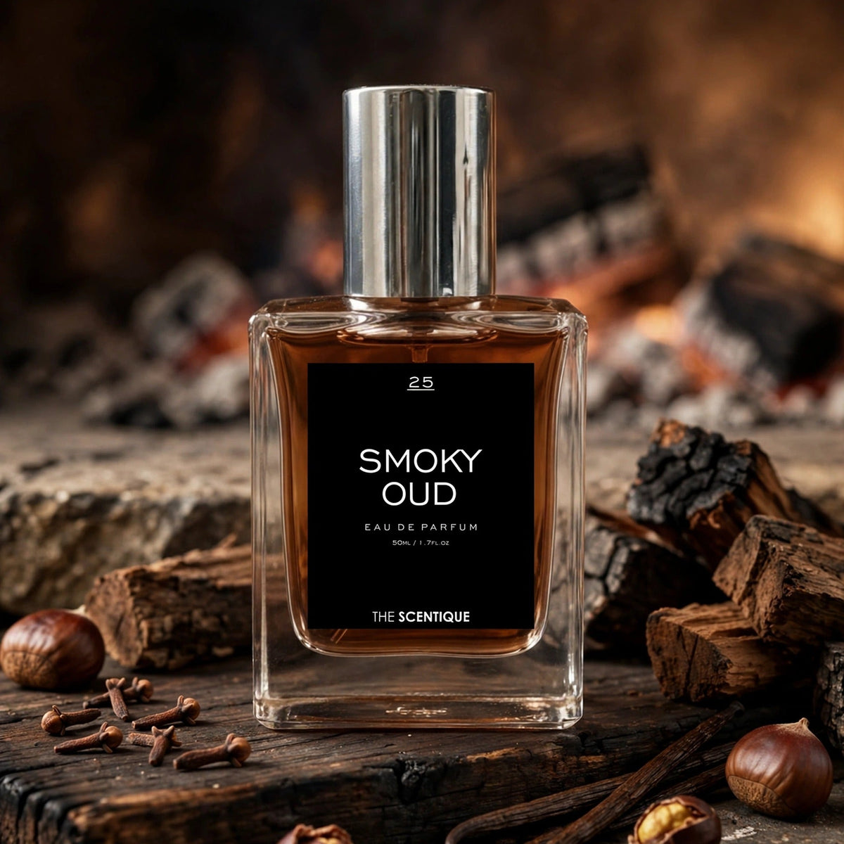 Smoky OUD — Impression of Replica Fireplace | Deep Smoky Oud Perfume Pakistan - The Scentique
