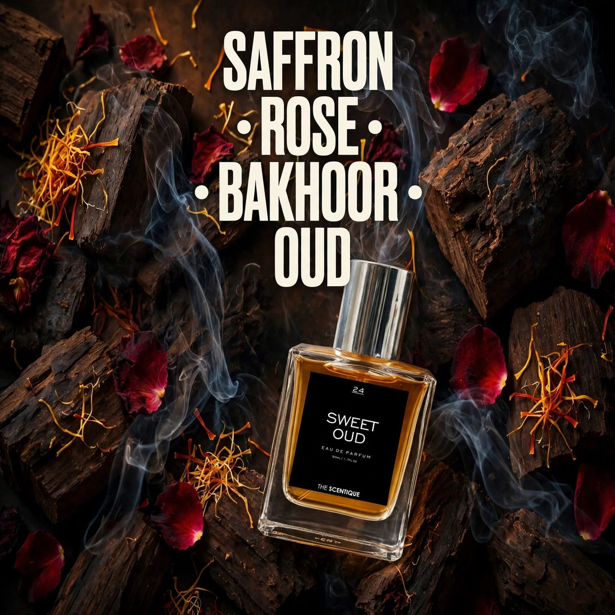 Sweet OUD — Impression of Ahmed Al Maghrabi Bin Sheikh | Creamy Oud Perfume Pakistan - The Scentique