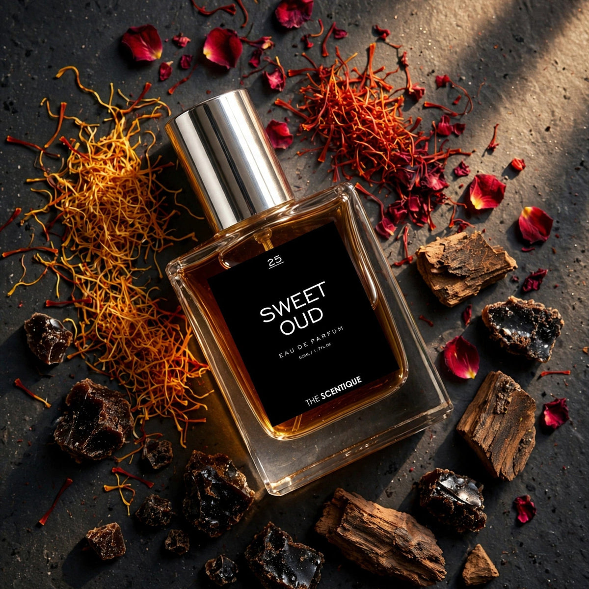 Sweet OUD — Impression of Ahmed Al Maghrabi Bin Sheikh | Creamy Oud Perfume Pakistan - The Scentique