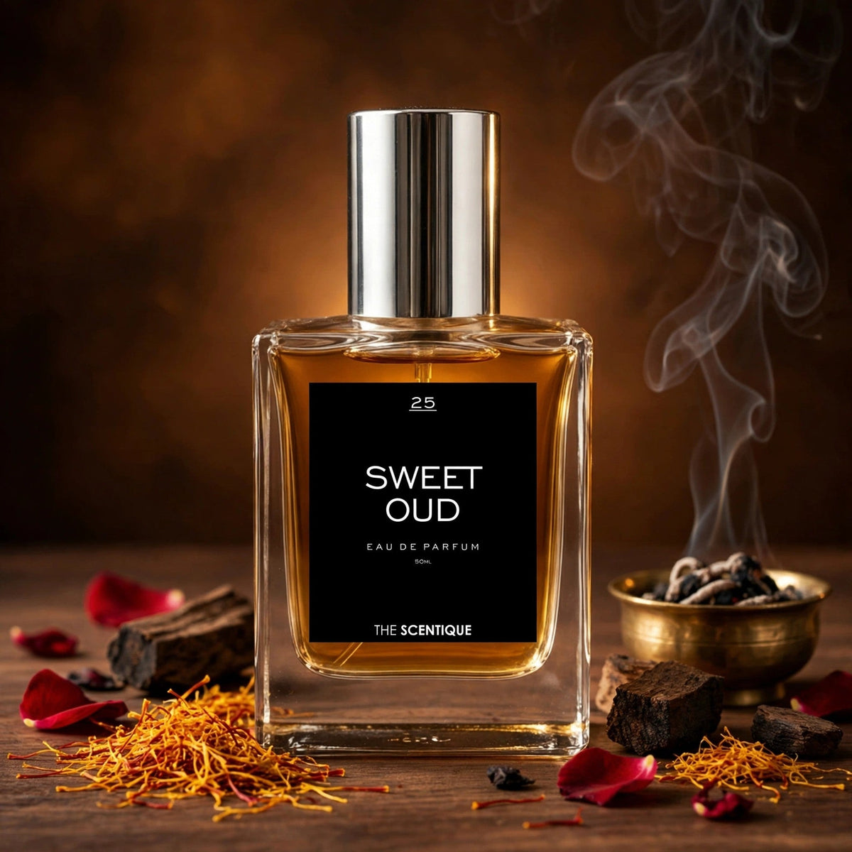 Sweet OUD — Impression of Ahmed Al Maghrabi Bin Sheikh | Creamy Oud Perfume Pakistan - The Scentique