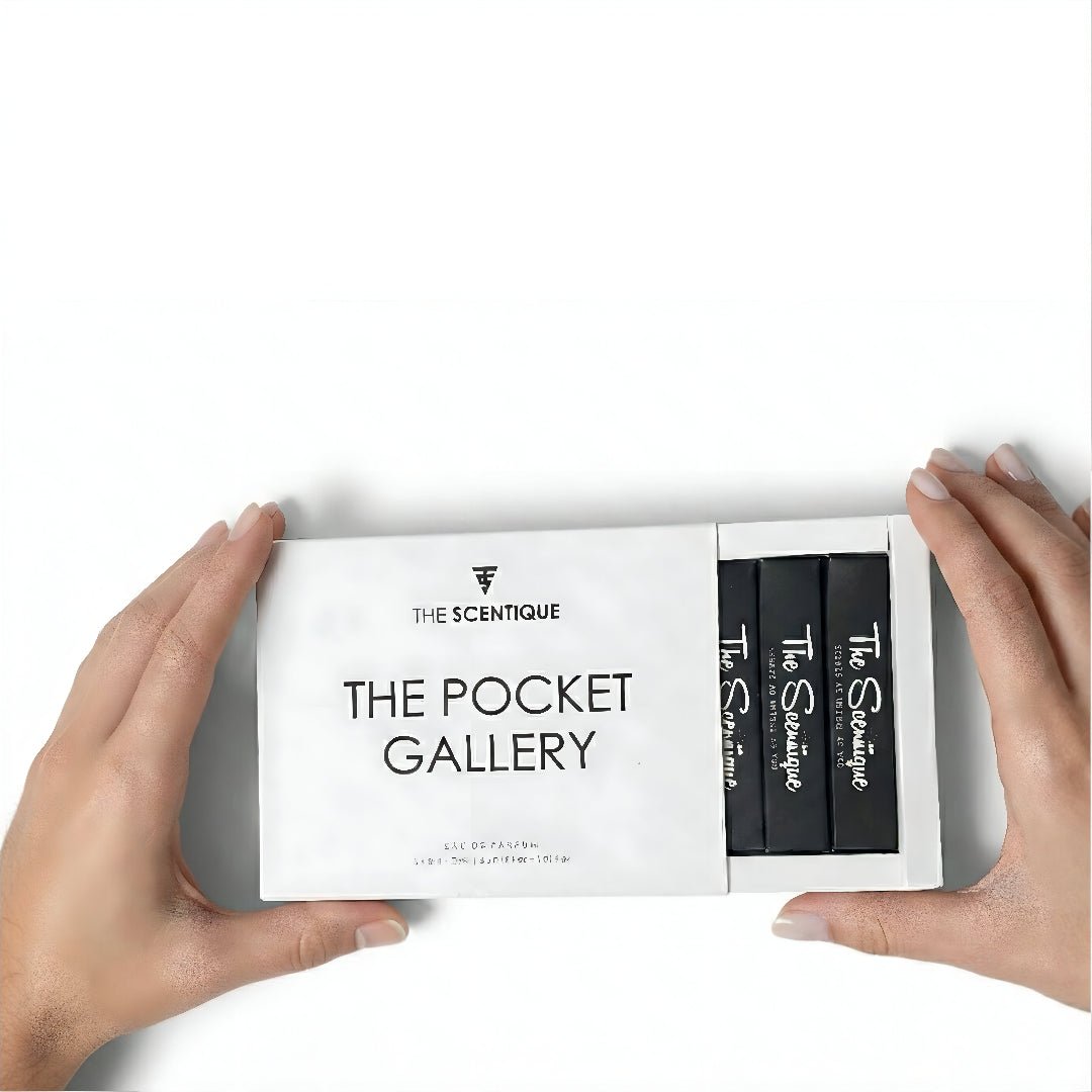 The Pocket Gallery perfume discovery gift set - The Scentique Pakistan