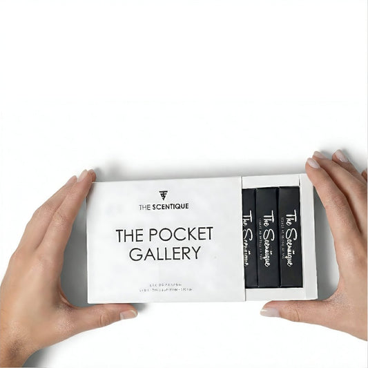 The Pocket Gallery perfume discovery gift set - The Scentique Pakistan